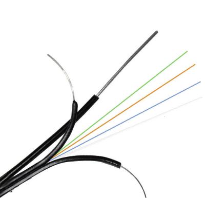 China High Strength Fiber Optic Drop Cable FTTH G657A1 1km 1/2 Cores GJYXCH Customized for sale