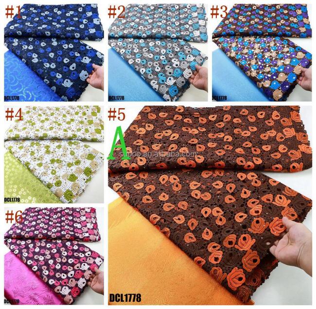 guipure lace african attire soft and nice silk african design for lady bridal lace wedding dress embroidery indonesia fabric