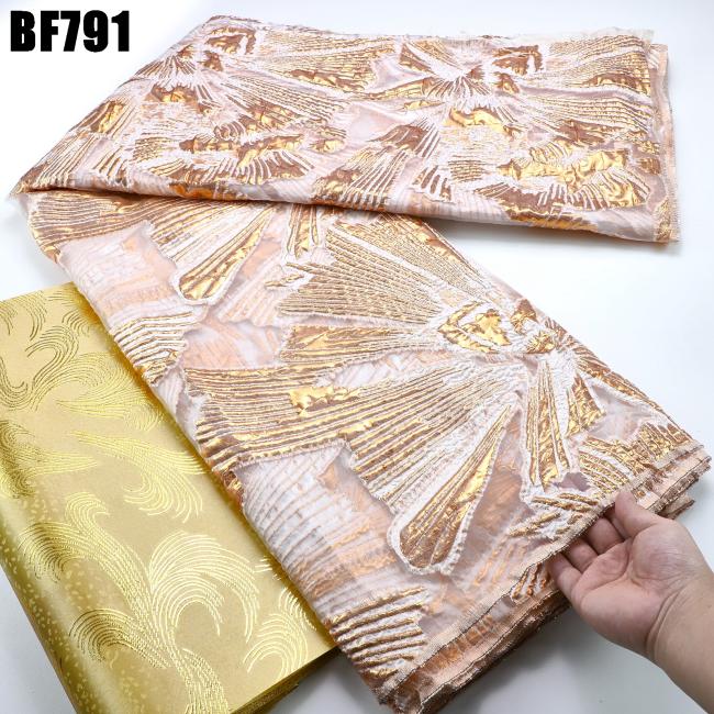 African Brocade Fabric Jacquard Damask Design Brocade Jacquard Fabric High Quality For Party Wedding Dress
