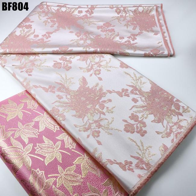 2023 Elegant African Brocade Fabric Jacquard Damask Design Brocade Jacquard Fabric High Quality For Party Wedding Dress
