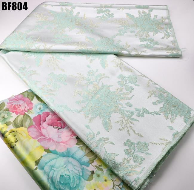 2023 Elegant African Brocade Fabric Jacquard Damask Design Brocade Jacquard Fabric High Quality For Party Wedding Dress