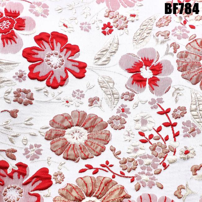 2023 Fashion African Brocade Fabric Jacquard Damask Design Brocade Jacquard Fabric High Quality For Party Wedding Dress