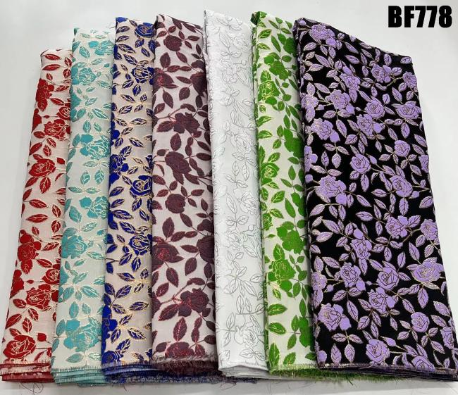 2023 African Brocade Fabric Jacquard Damask Design Brocade Jacquard Fabric High Quality For Party Wedding Dress