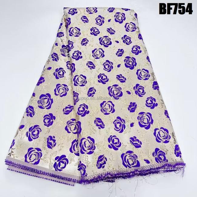 2023 Hot selling lady indian jacquard brocade fabrics italian brocade fabric for dresses in jacquard fabric