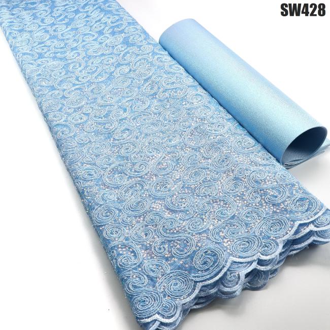 2023 Sequins lace french mesh net lace wedding dress sew dress for bridal party lace fabric