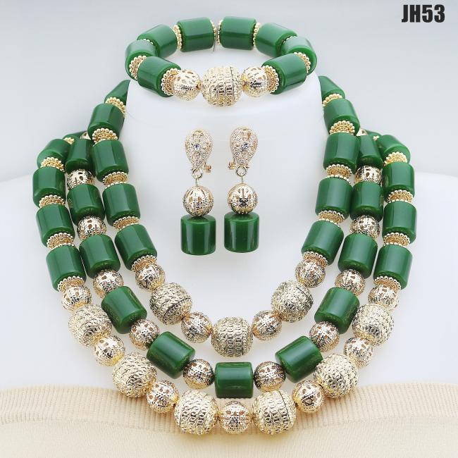 Supoo High quality african beads jewelry sets Senegal/Ghana/ Nigerian handmade jewelry for party