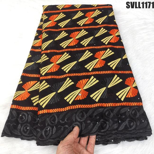 The newest handcut swiss voile lace high quality 100% cotton embroidered lace cotton fabric for women dressing