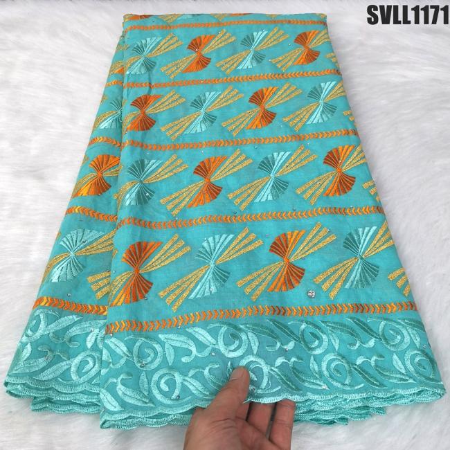 The newest handcut swiss voile lace high quality 100% cotton embroidered lace cotton fabric for women dressing