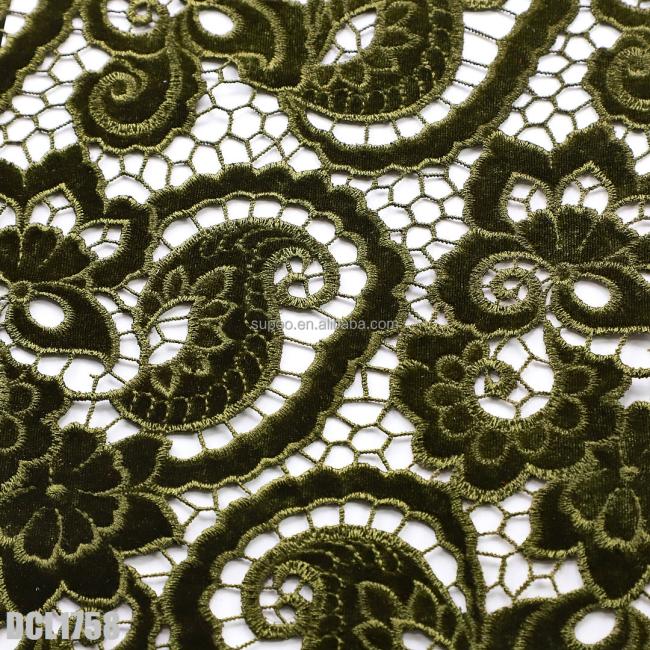 embroidered fabric for ladies african lace fabric swiss voile for senegal party & wedding dress guipure lace fabric african
