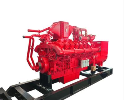 China 800KW 330HP -1088 HP Elektrische startgasgenerator Set Gas Diesel Generator Te koop