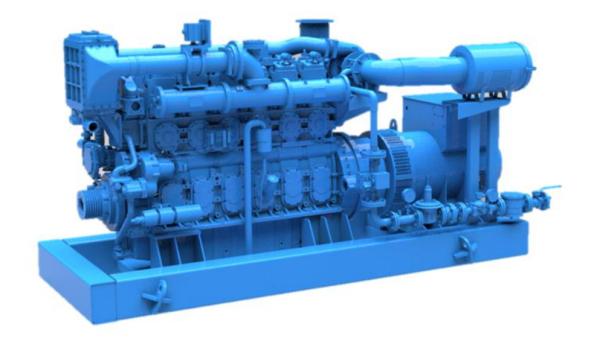 Quality YC6CG-400N5LC 400 Kw Natural Gas Generator Set YuChai gas genset for sale