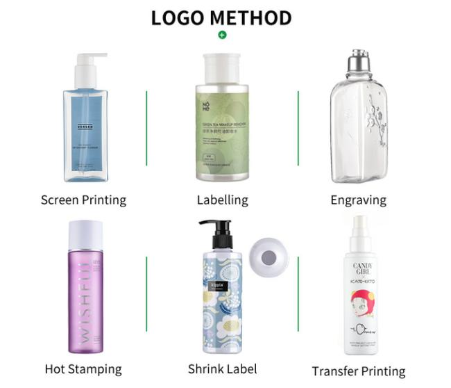PET Plastic Cosmetic Bottles 200ML Black Free Sample For Cleansing Oil 1