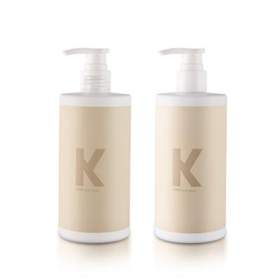 China Empty Hair Care Containers Eco Friendly RPET PET Plastic Bottle 400ml for sale