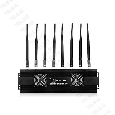 China 24 Hours Bluetooth / WIFI Signal Jammer Blocker 8 Band With Separate Switch for sale