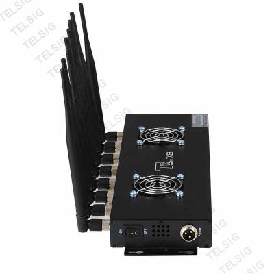 China 8 Antenna High Power Mobile Phone Jammer Device For Archaeological Study for sale