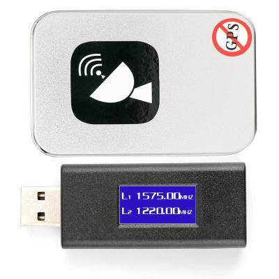 China 200-300sqm Mini USB GPS Blocker , LCD Screen GPS Signal Jammer for sale
