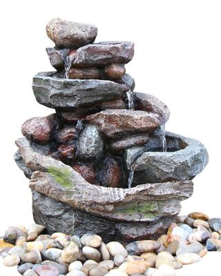 China Creek Cascading Water Fountains Outdoor , Large Garden Water Fountains In Magnesia Material for sale