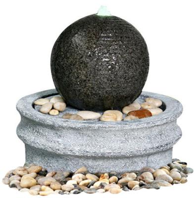 China Marble Ball Outdoor Sphere Water Fountains Outdoor / Indoor Sphere Garden Fountain for sale