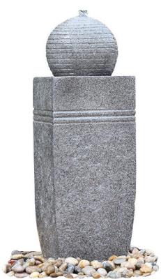 China Outdoor Sphere Water Fountains , Granite Ball Fountains In Fiberglass / Resin Material for sale