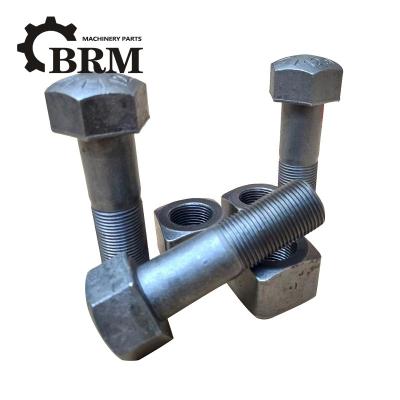 China Forging Casting Track Shoe Bolts And Nuts Plain Finish For erpillar for sale