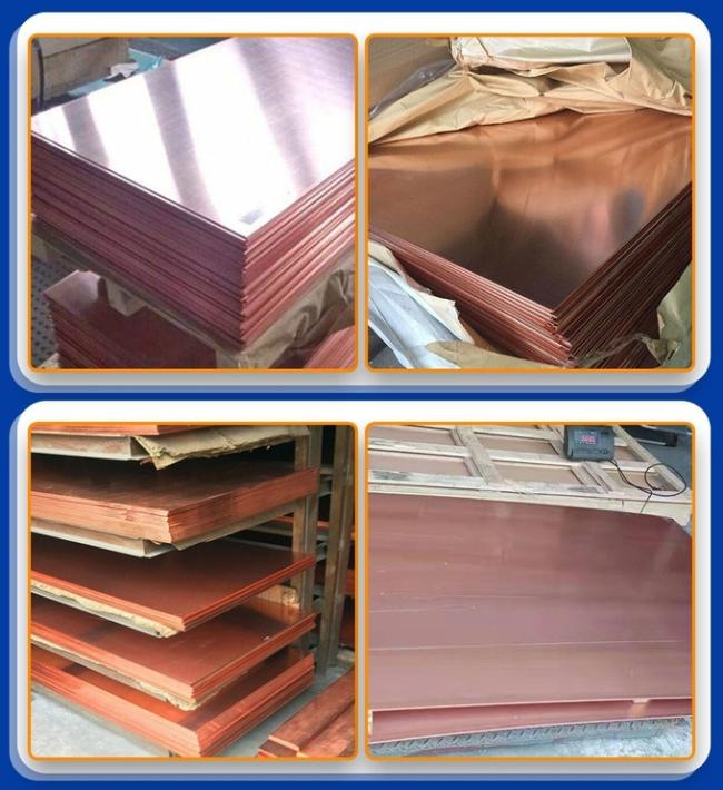 Copper plate copper sheet-JISH3250-2006 ASTMB152M GB T2040-2008 large copper plate 0