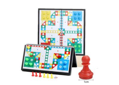 China Portable Folding Magnetic Activity Set Travel Magnetic Chess Board Game For Kids for sale