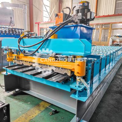 China Trapezoidal Tr5 Ibr Roofing Sheet Machine For Steel Panel for sale