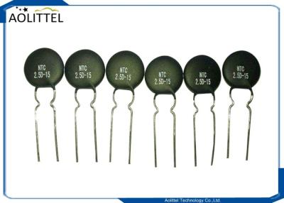 China Passo negativo 7.5mm do coeficiente de temperatura 7A do ohm 15mm do termistor 2.5D-15 2,5 do disco NTC à venda
