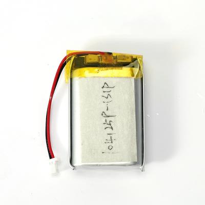 China 104125 Speaker Lithium Polymer Battery 3.7 V 1100mAh With JST Connector for sale