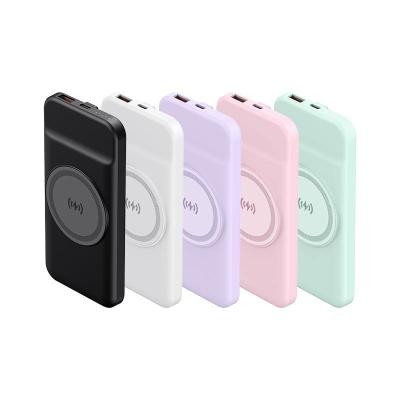 China 10000mAh Mini Portable Mobile Power Bank Customized With Wireless Charger for sale