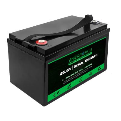 China LFP Lithium Phosphate Battery 24V 50Ah Lifepo4 Battery For Golf Cart And Boat for sale
