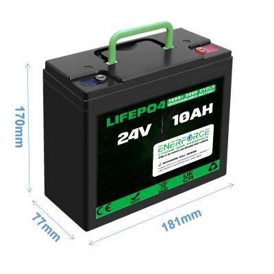 China Enerforce OEM 24V LiFePO4 Battery 10ah 16kg LFP Battery For Golf Cart for sale