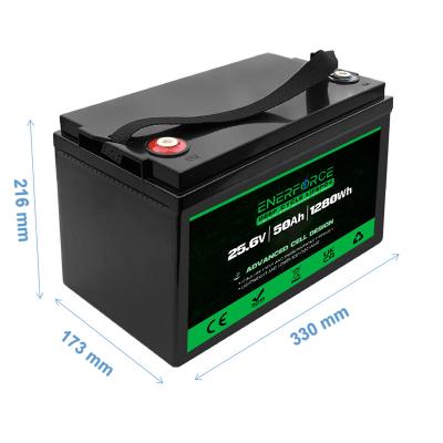 China Forklift LFP 24V LiFePO4 Battery 50ah Rechargeable 11.6kg For UPS for sale