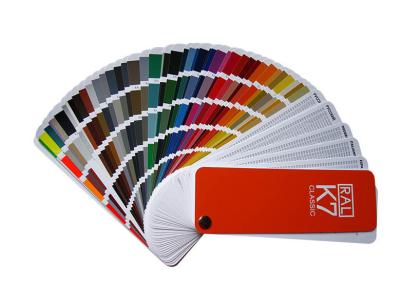 Chine Type de peinture d'échantillons de couleur de RAL matériaux favorables à l'environnement à vendre