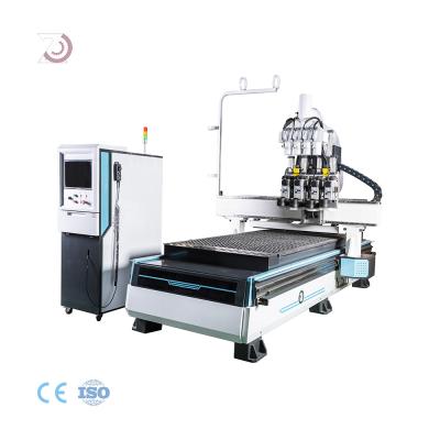 China Four Spindle Wooden Door Design Woodworking CNC Router Machine 1325 Cnc Router for sale