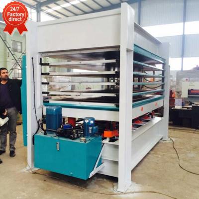 China High Productivity Wood Hot Press Machine For Plywood Easy To Operate for sale