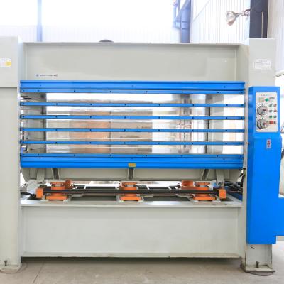 China 5 Layer MDF Production 120T Wood Hot Press Machine High Accuracy for sale