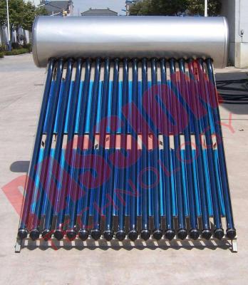 China Silver CPC Heat Pipe Solar Water Heater For Bathing for sale
