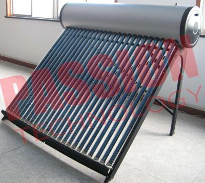 China Bathing Solar Hot Water Tubes Systems , Solar Roof Water Heater Non Pressure for sale