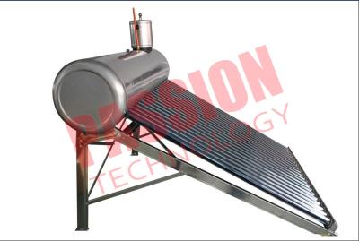 China Stainless Steel Pre Heated Solar Water Heater Portable Galvanized Steel Frame for sale