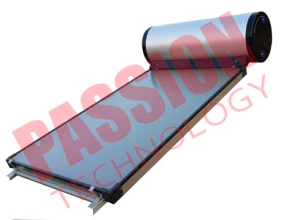 China Flat Plate Collector Solar Water Heater / Thermal Hot Water Heater Direct Plug Connection for sale