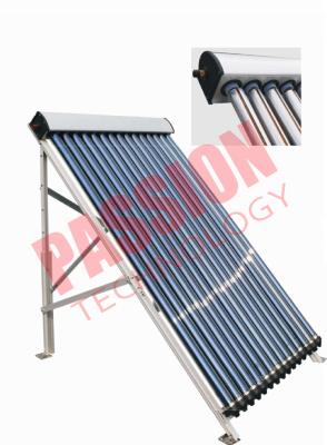 China 20 Tubes Heat Pipe Evacuated Tube Solar Collectors For Swimming Pool for sale