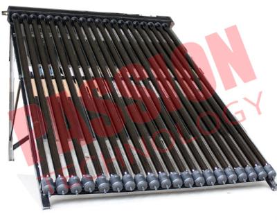 China 20 Tubes U Pipe Solar Collector For House Black Manifold Wind Resistance for sale