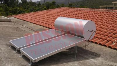 China No Pollution Thermal Collectors Solar Panel Hot Water Heater Stainless Steel Blue Film for sale