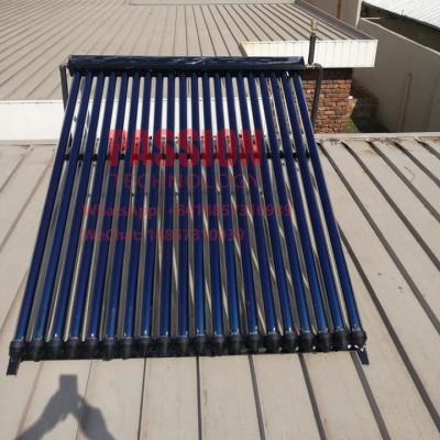 China 25tubes Heat Pipe Solar Water Heater 14x70mm Condensor Pressure Solar Collector for sale
