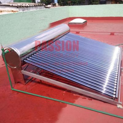 China coletor solar solar de tubo de vácuo do aquecedor de água 20tubes da baixa pressão 200L à venda
