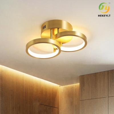 China Copper Cloakroom LED Ceiling Light Simple Aisle Lamp for sale