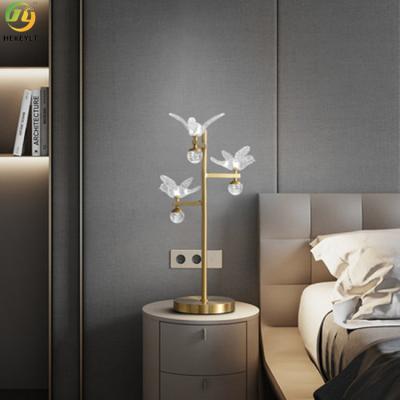 China Decoration LED Bedside Table Lamp Read Clear Glass D420 X H680 for sale