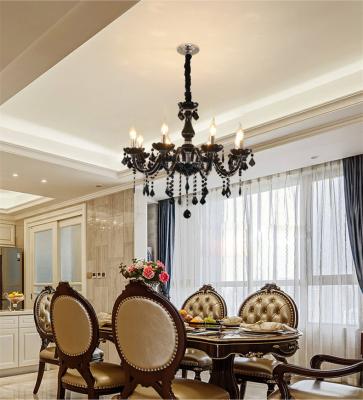 China Living Room Bedroom LED E14 Crystal Candle Chandelier Luxury Classical Design for sale