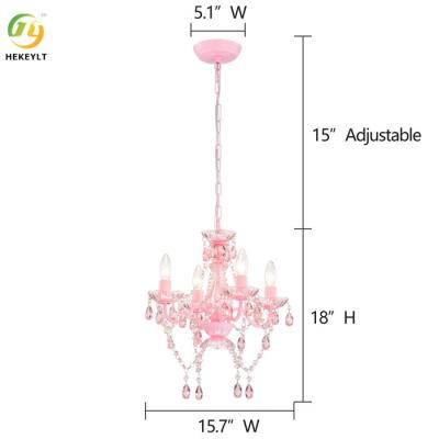 China Lustres Led Pink Crystal Candle Chandelier Customize Luxury Wedding Lobby Hotel for sale